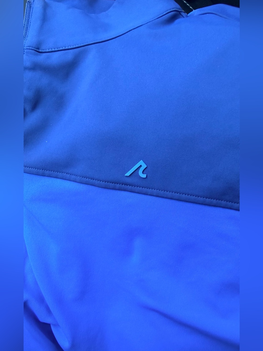 Redvanly Men’s Two-Tone quarter zipper Pullover - Picture 2 of 2